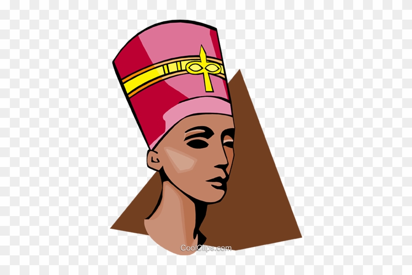 Woman's Head Royalty Free Vector Clip Art Illustration - Woman's Head Royalty Free Vector Clip Art Illustration #1676251