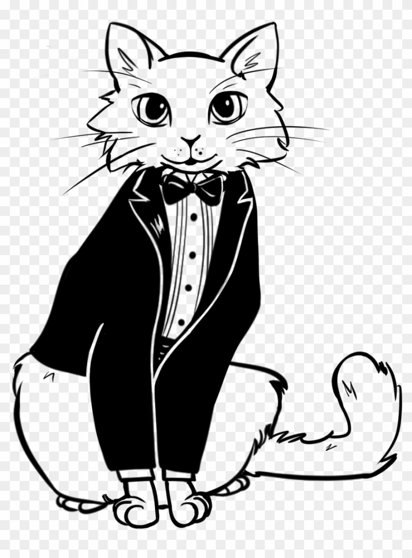 Lorrie Joey Are Getting Married A Cat - Cartoon Cat Wearing A Tuxedo #1676276