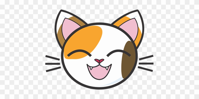 Calico Cat, Kitty, Cute, Adorable, Fun - Cat Face Clipart Png #1676288