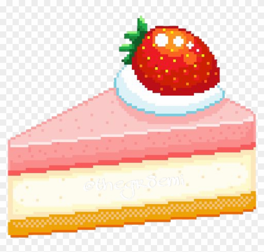 Ftecheesecake Sticker - Strawberry Cake Logo Png #1676405
