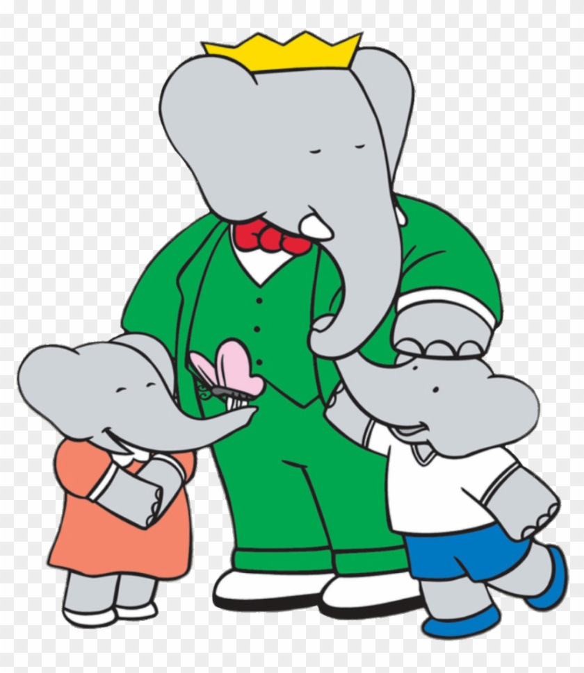 Babar The Elephant With Flora And Pom - Babar The Elephant #1676481