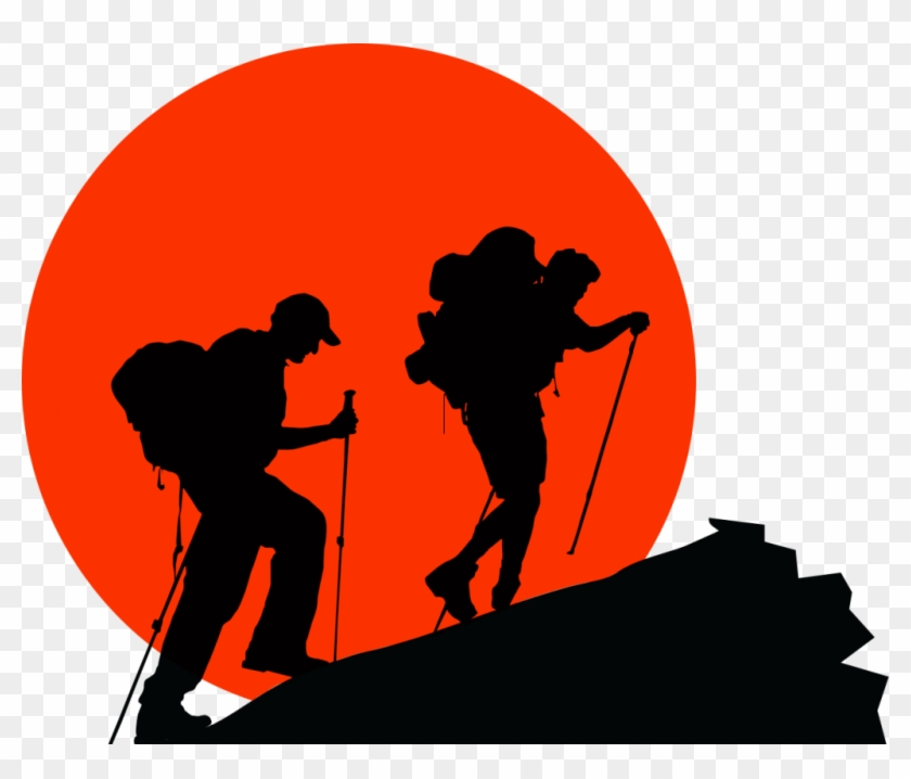 Trekking Free Download Png - Mountain Climber Vector #1676487