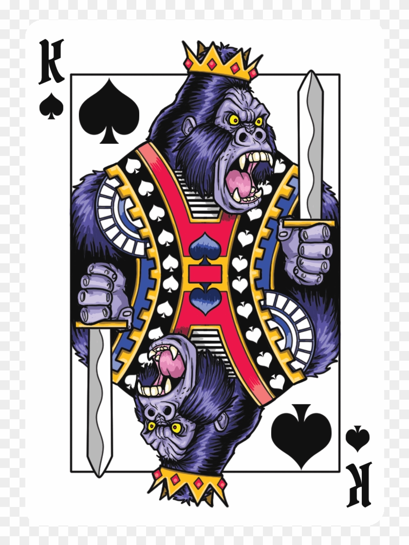 Deck Harambe Playing Cards Albino Dragon Ⓒ - Illustration #1676505