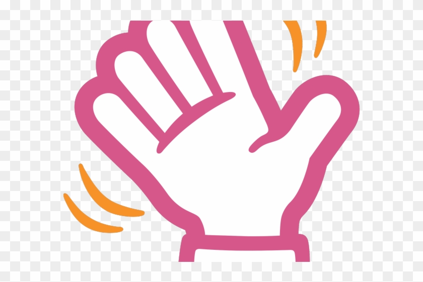 Hand Emoji Clipart Transparent Background - Hand Wave Clipart #1676531