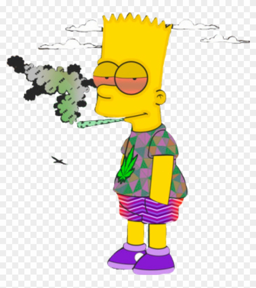 Memezasf Bart Supreme Simpsons Thesimpsons Bartsimpson - Bart Simpson Marijuana #1676614