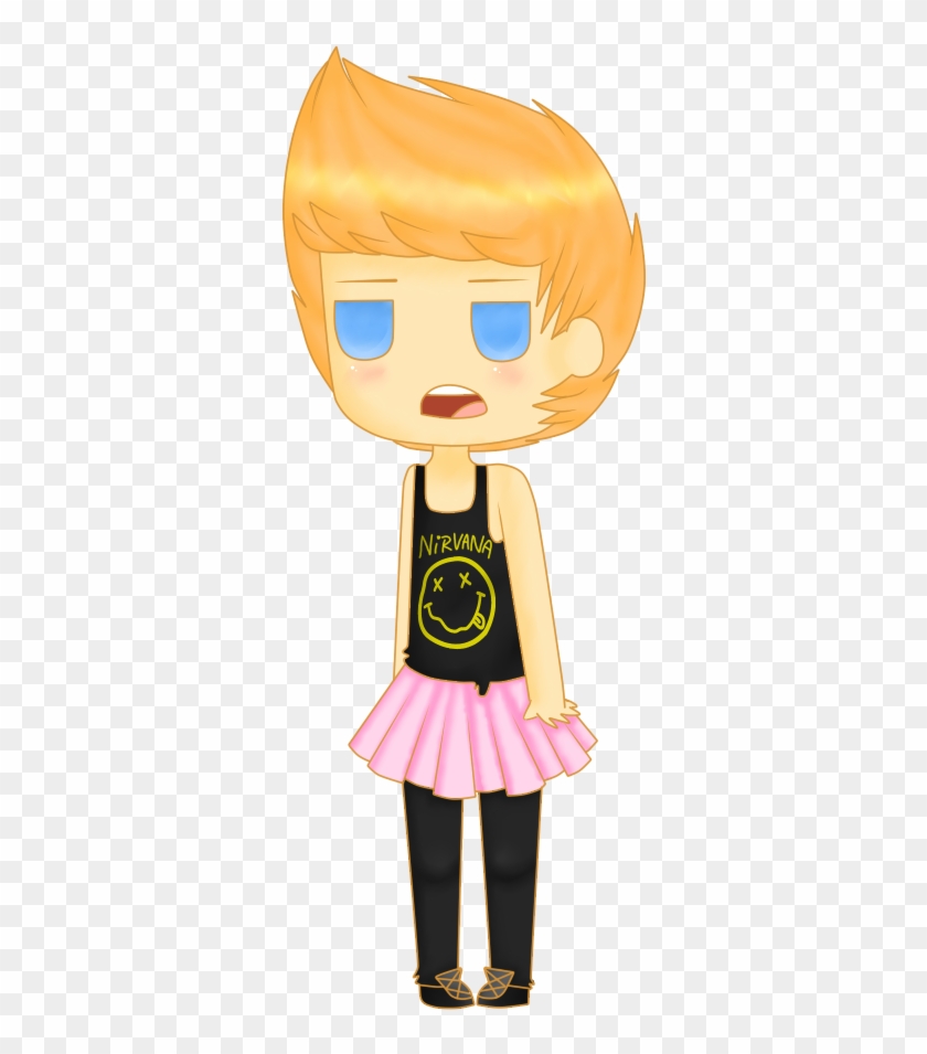 332 X 875 7 - Luke Hemmings Drawing Chibi #1676720