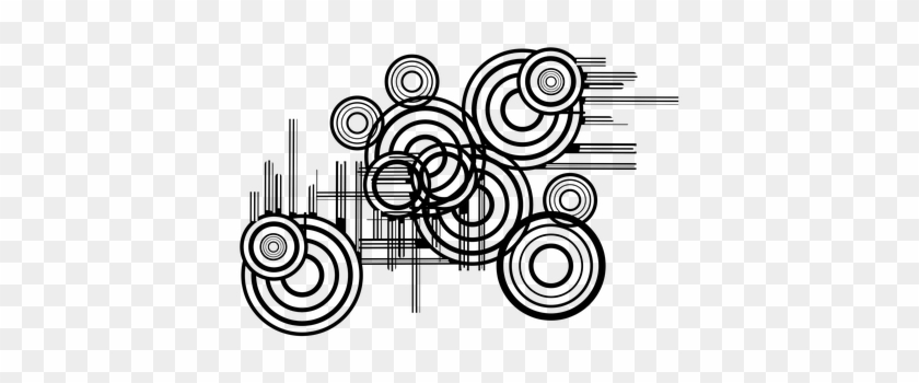 Blob, Rings, Circle, Abstract - Circle Abstract Black And White #1676783