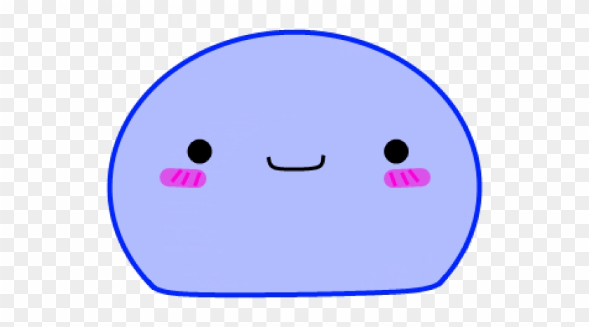 Blue Blob With Face #1676803