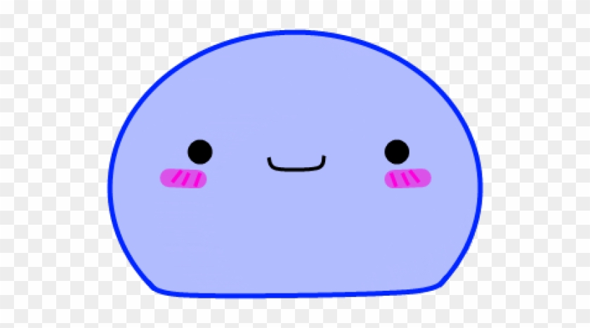 Blue Blob With Face #1676803