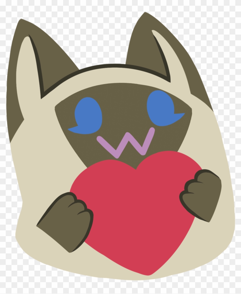 Made A Blob Heart With My Fursona Lmao - Cartoon #1676846