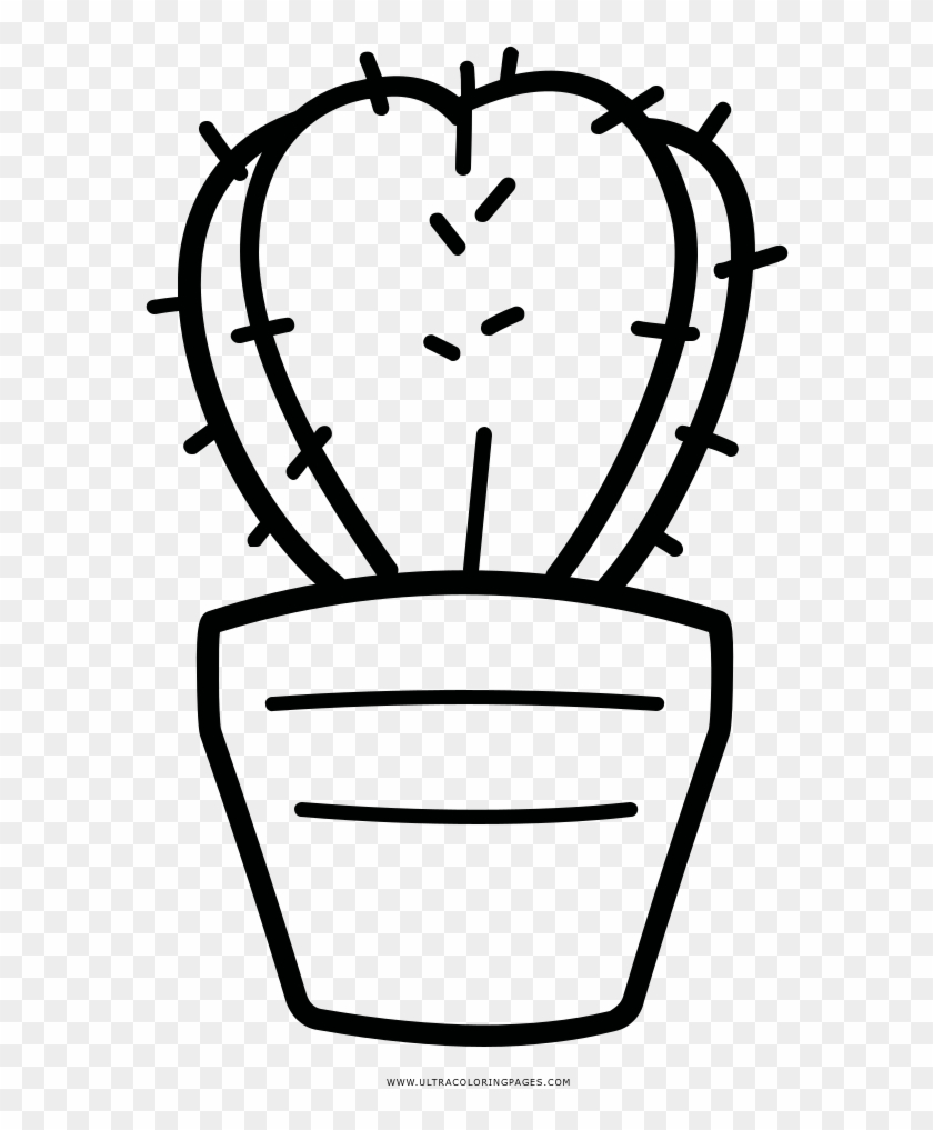 Cactus Coloring Page - Cactus Coloring Page #1676916