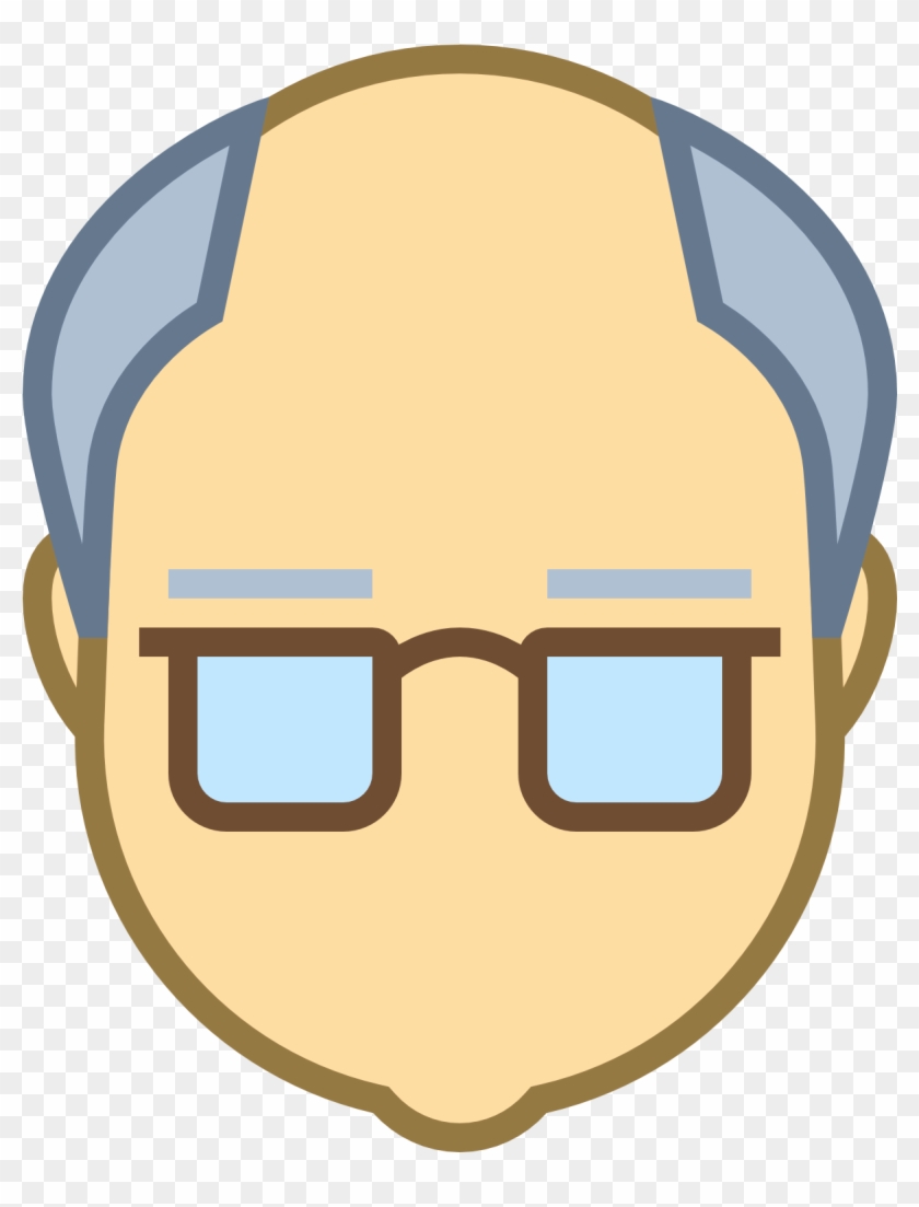 Icons Business Age Transprent Png - Old Person Face Cartoon #1676944