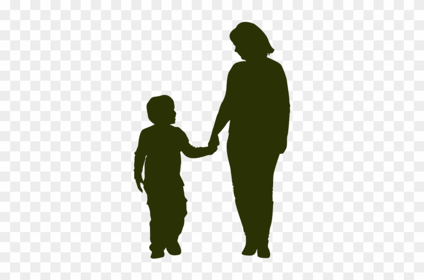 Mom And Son Silhouette Png - Mom And Son Silhouette #1676967