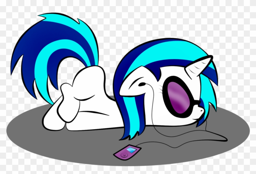 Zomgitsalaura, Dj Pon-3, Earbuds, Female, Floppy Ears, - Cartoon #1676998