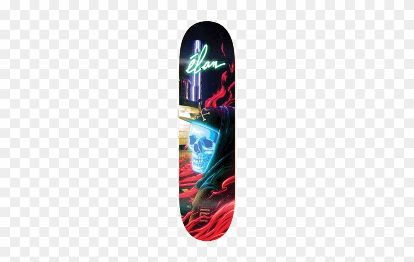 Élan Radioactive 775 Redline Skateboard - Skateboard Deck Png #1677031