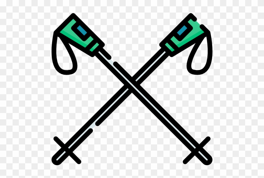 Ski Poles Free Icon - Ski Poles Free Icon #1677036