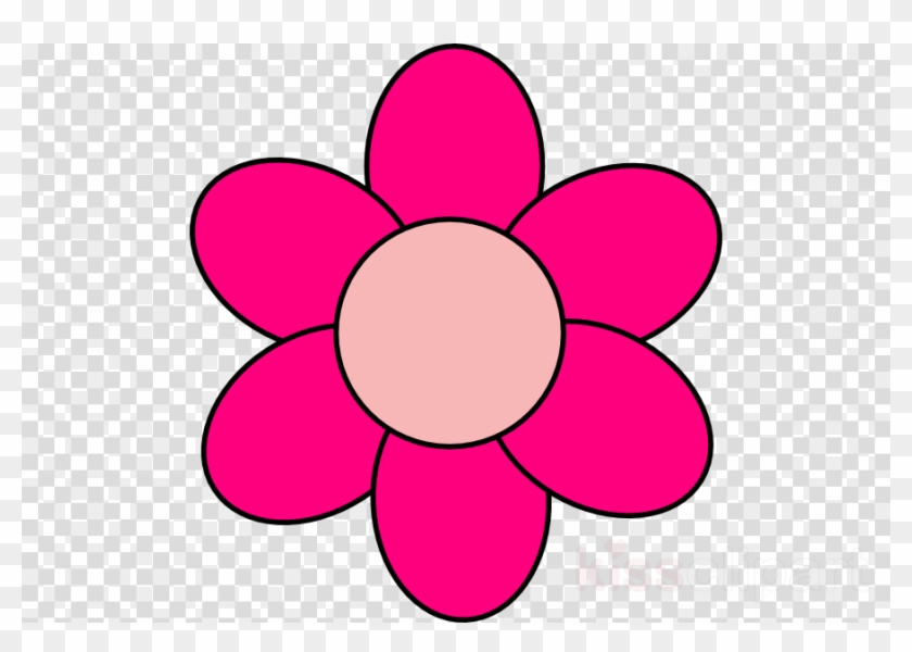 Pink Flower Cartoon Clipart Drawing Clip Art - Pink Flower Cartoon Png #1677069