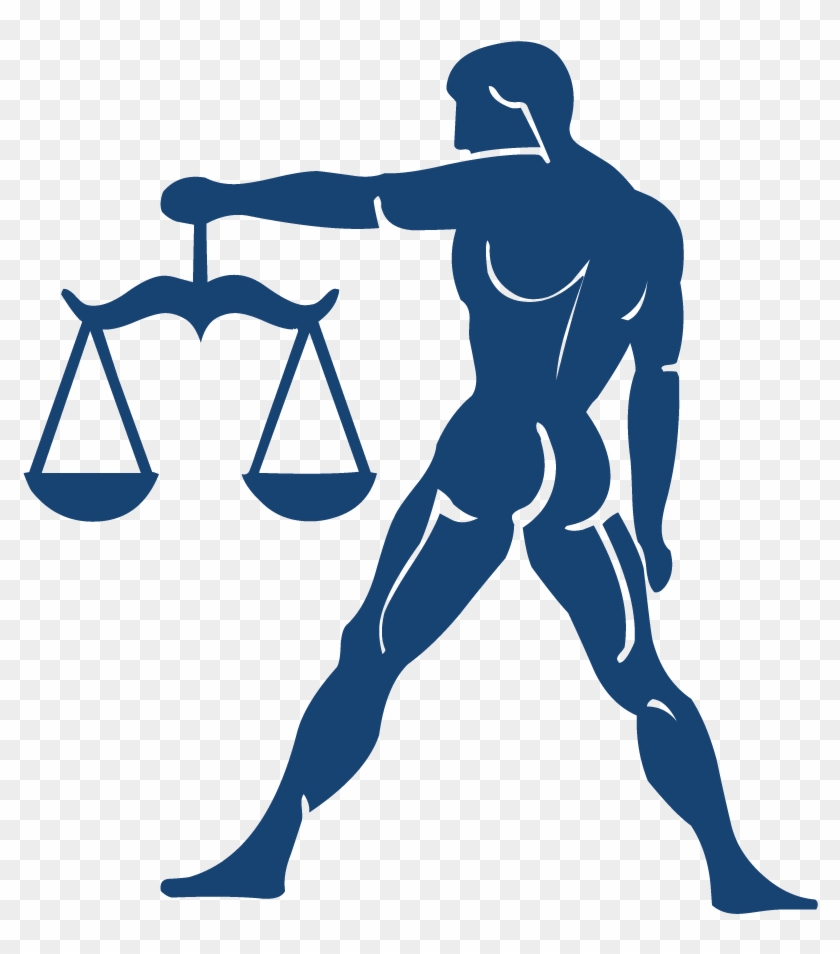 Commensuration Clipart Libra - Libra Man Symbol #1677099