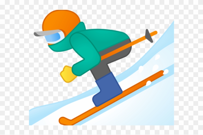 Skiing Clipart Ski Equipment - Ski Emoji #1677155