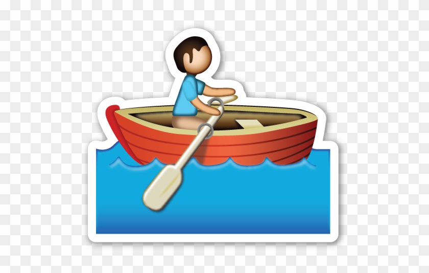 **this Sticker Is The Large 2 Inch Version That Sells - Emoji On Boat #1677160