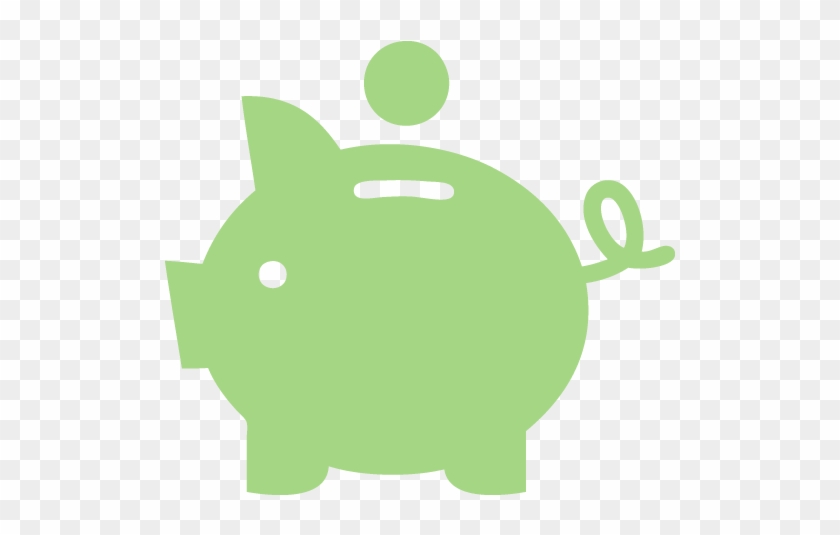 Guacamole Green Piggy Bank 2 Icon - Piggy Bank Icon Red #1677166