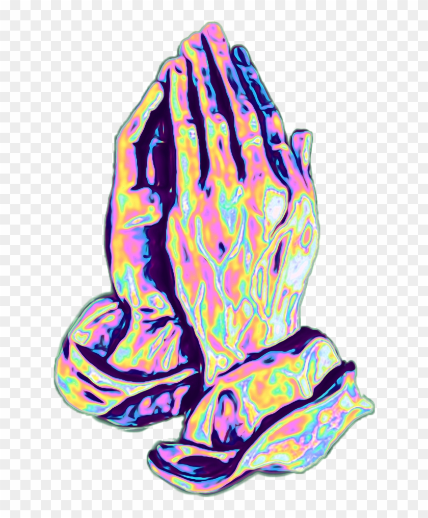 #hands #prayer #hand #praying #hologram #holographic - Prayer Stickers #1677255