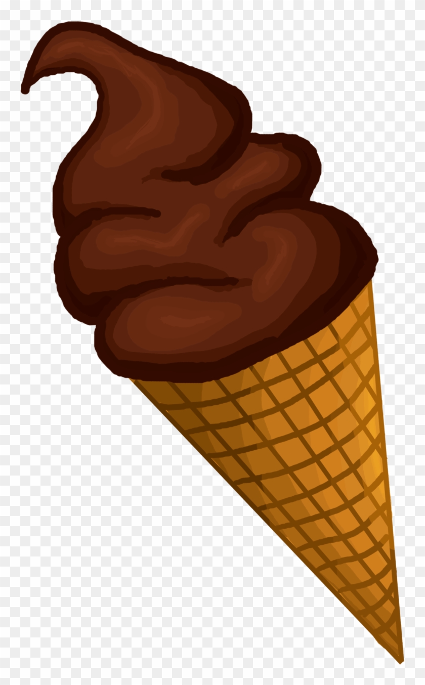 Ice Cream Cone - Chocolate Ice Cream Transparent Background #1677315