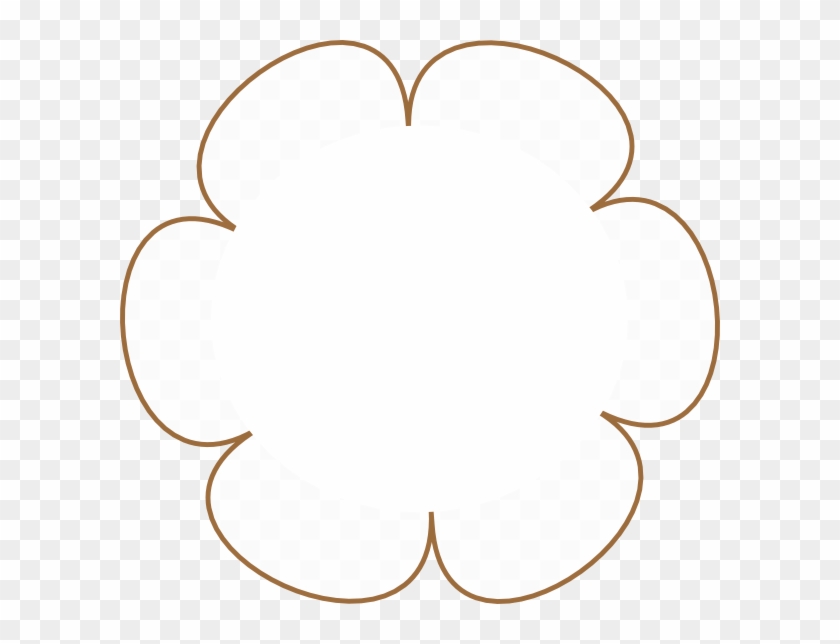 Brown Flower 31 Svg Clip Arts 600 X 564 Px - Brown Flower 31 Svg Clip Arts 600 X 564 Px #1677382