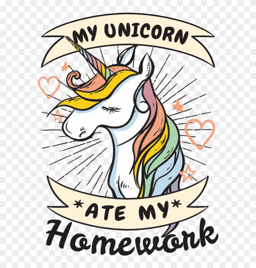 My Unicorn Ate My Homework - My Unicorn Ate My Homework Journal Notebook #1677424
