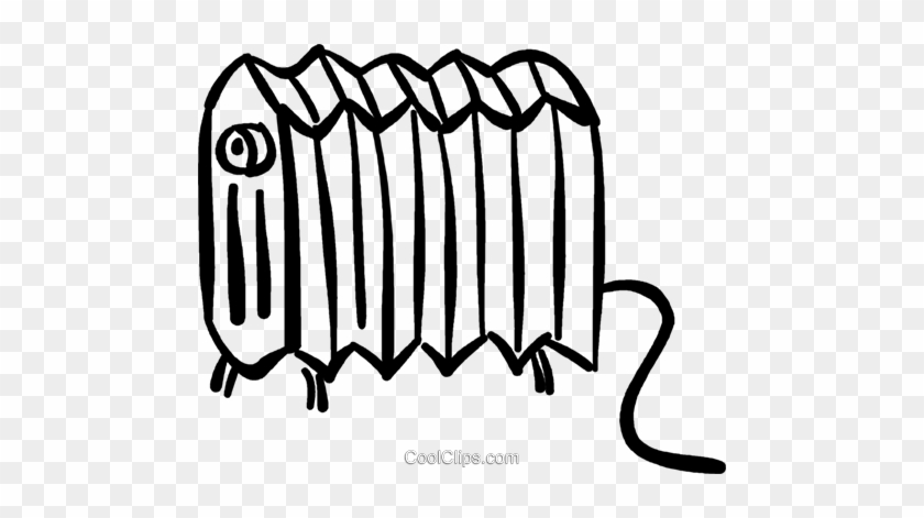 Elektrische Heizung Vektor Clipart Bild -vc037077 - Radiator Clipart #1677455