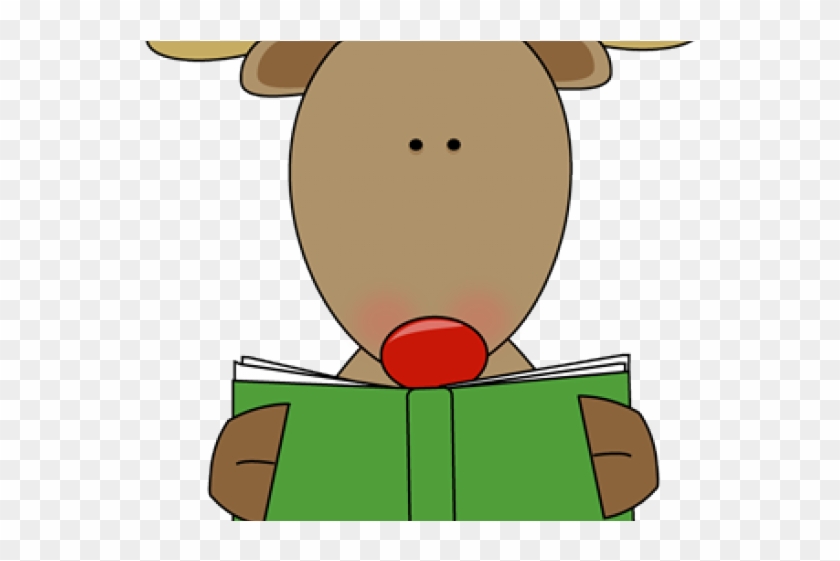 Santa Clipart Reading - Cartoon #1677531