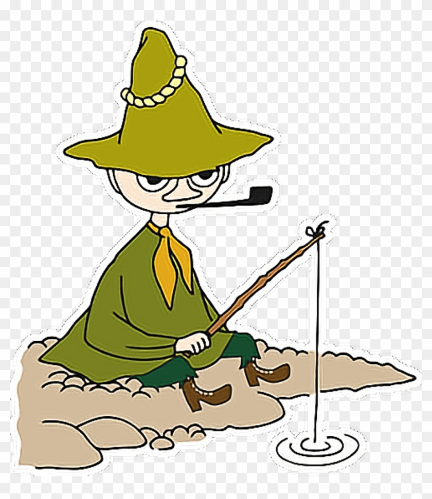 Moomin Cartoon Cute Png 90rainy - Nuuskamuikkunen Kalastaa #1677725