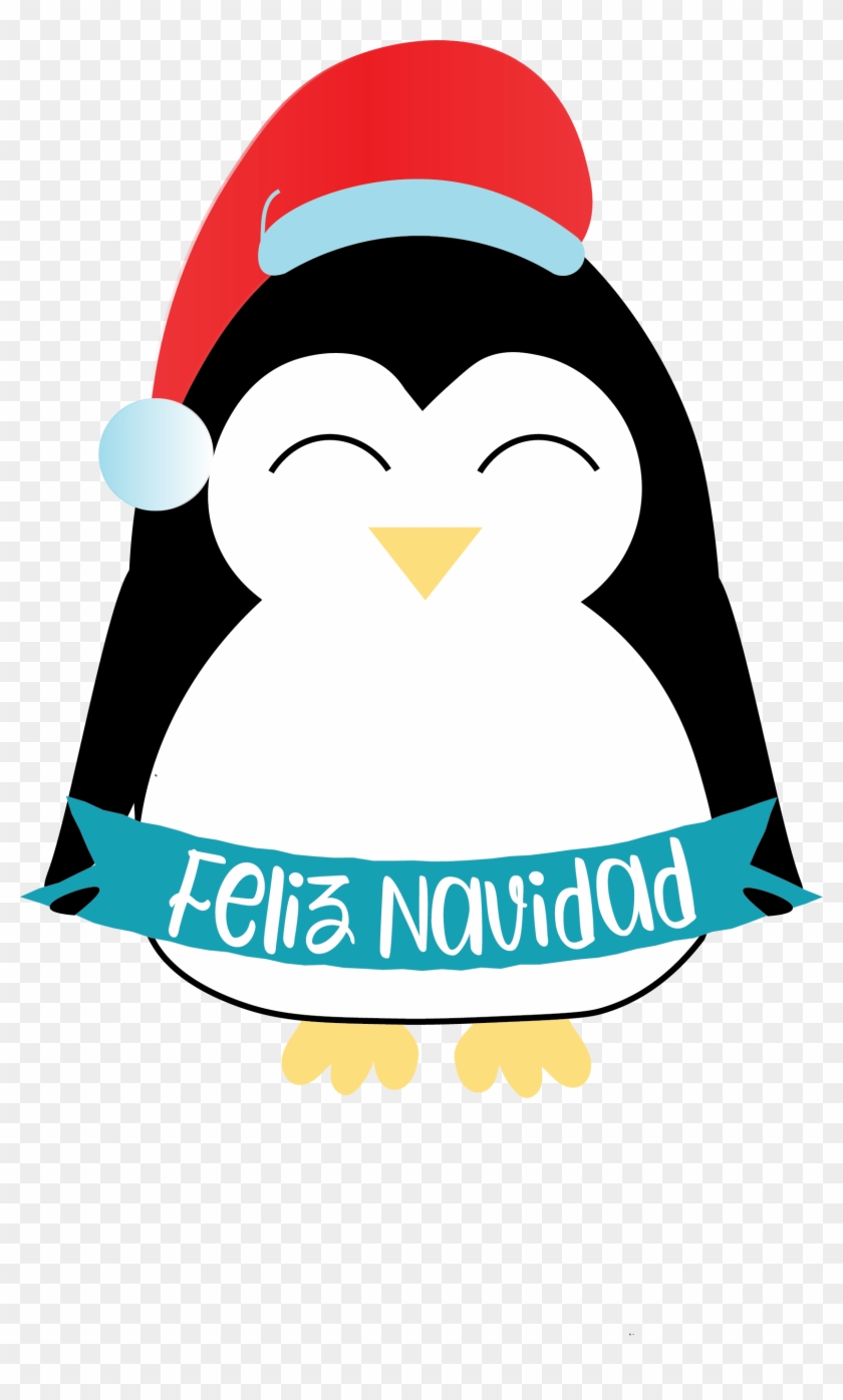 Feliz Navidad - Free Clipart - Adã©lie Penguin #1677749