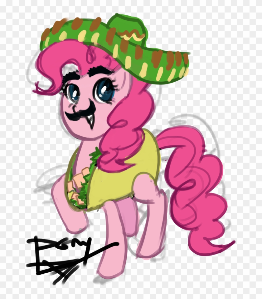 Pony Clip Art Pink Flower Mammal Fictional Character - Cartoon #1677753