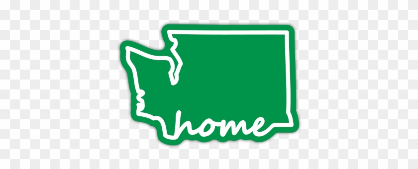 Wa Home Outline Sticker - Washington Sticker #1677776