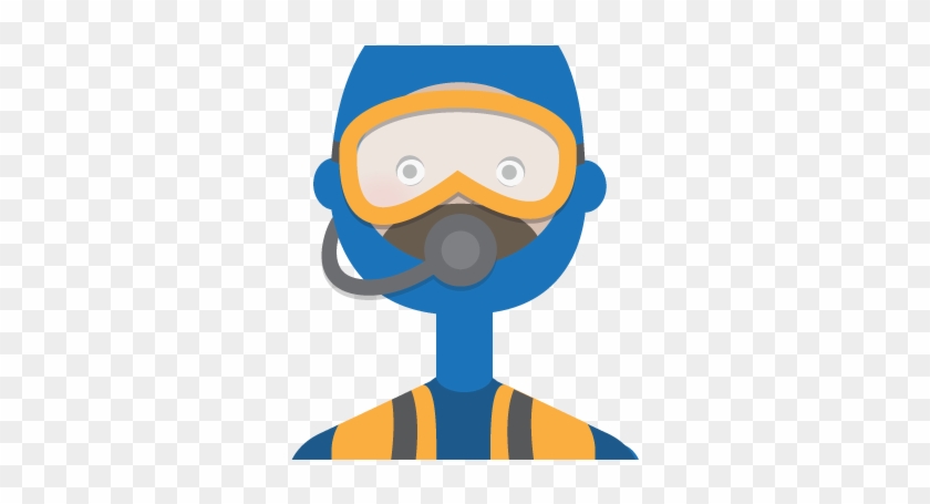 Scuba Diving Whale House Guest - Cartoon #1677821