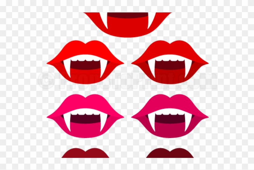 Lips Clipart Vampire - Lips Clipart Vampire #1677853