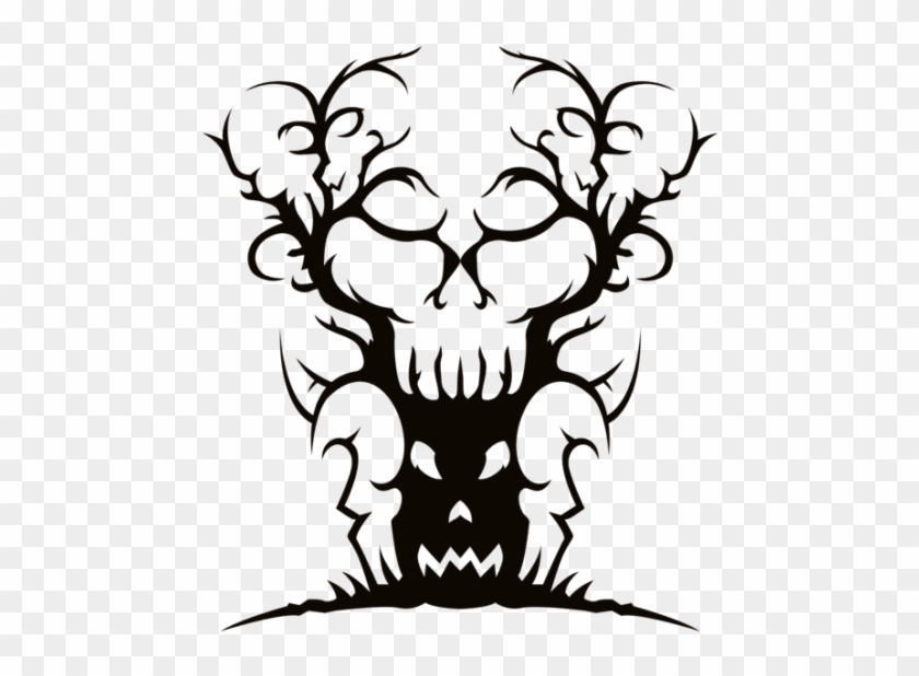 Free Png Scary Spooky Tree Png Images Transparent - Scary Trees Black And White #1677913
