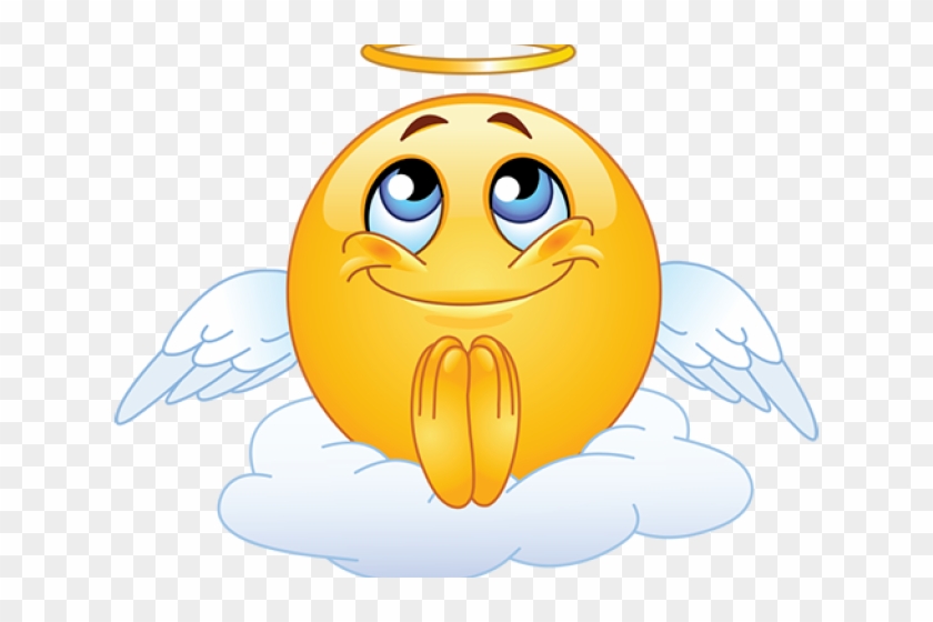 Emoji Face Clipart Angel - Angel Emoticon #1677952