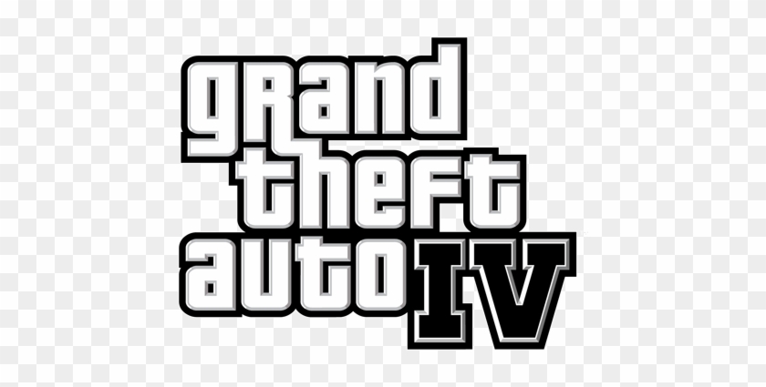 Chinatown Black And White Clipart - Grand Theft Auto Iv Logo #1677994