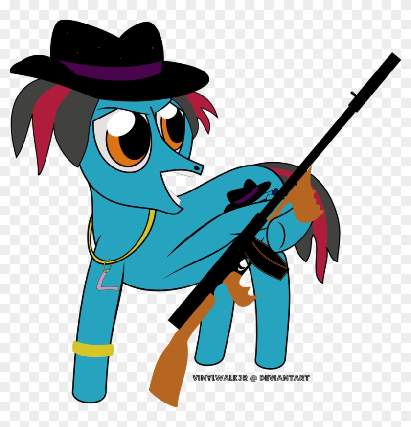 Try At New Pose Gangster Pony Vinylwalk On Deviantart - Cartoon #1678053