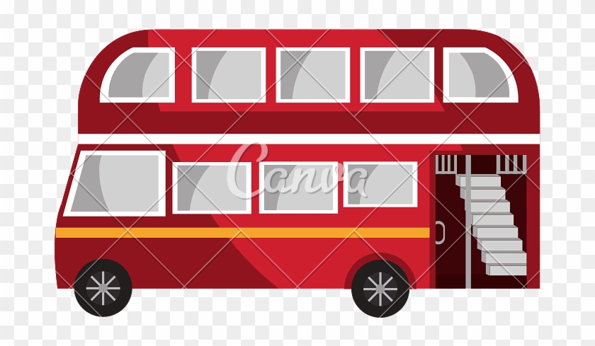 Red British Bus - British Bus #1678167
