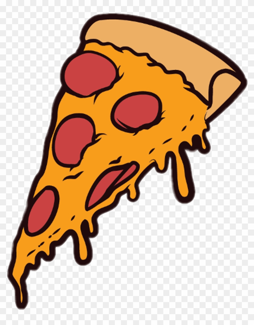 Emoji Sticker - Cartoon Pizza Slice Png #1678189
