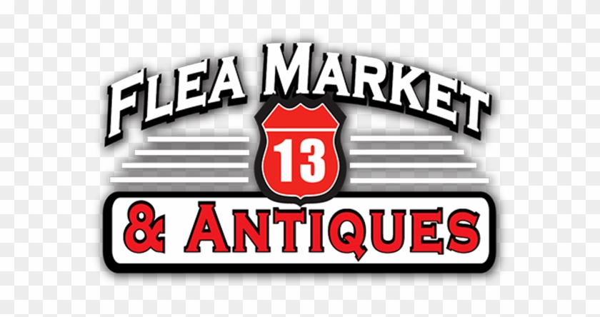 Flea Market 13 And Antiques Logo - Kick American Football #1678237
