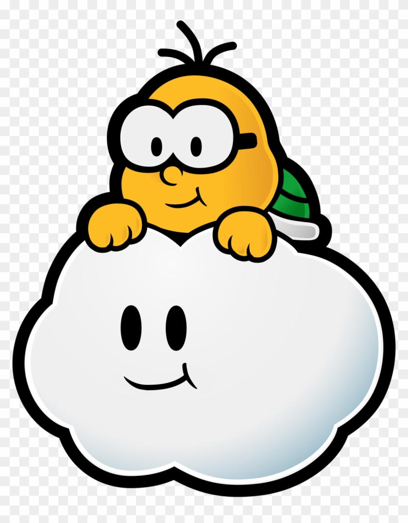 Paper Mario Wii, Super Mario Coloring Pages, Mario - Lakitu Mario #1678281