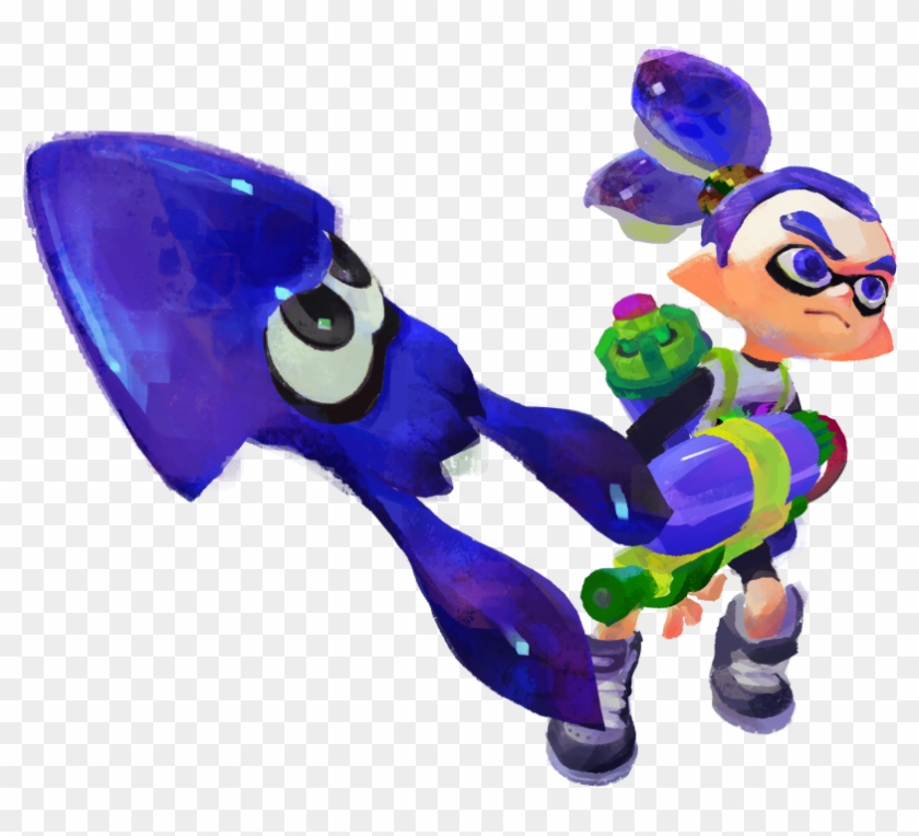 Vector Royalty Free Splatoon Transparent Wii U Game - Ink Boy Splatoon #1678294