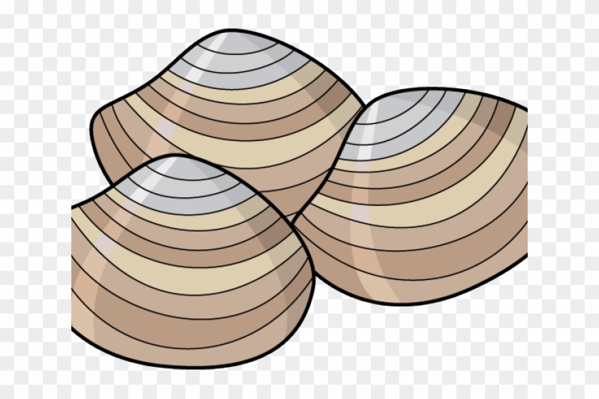 Clams Clipart Seashell - Clam Clipart #1678376.