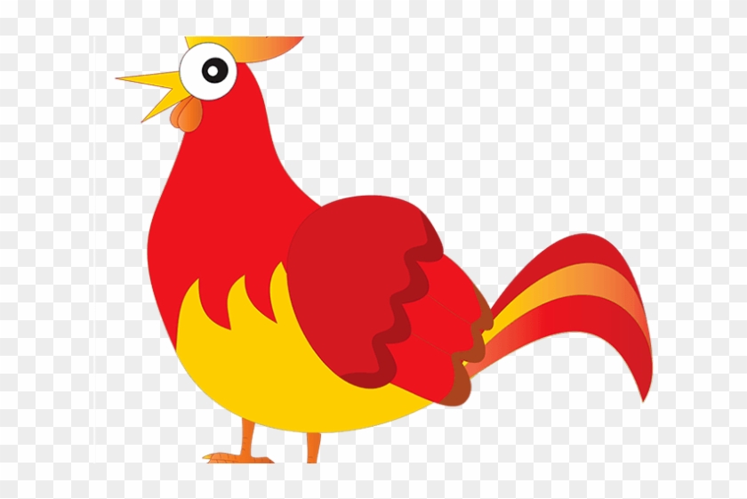 Chick Clipart Red Hen - Cartoon #1678393