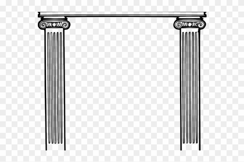 Columns Clipart Roman Border - Roman Column Page Border #1678402