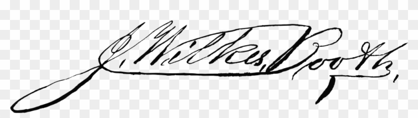 John Wilkes Booth Autograph - John W Booth Signature #1678681